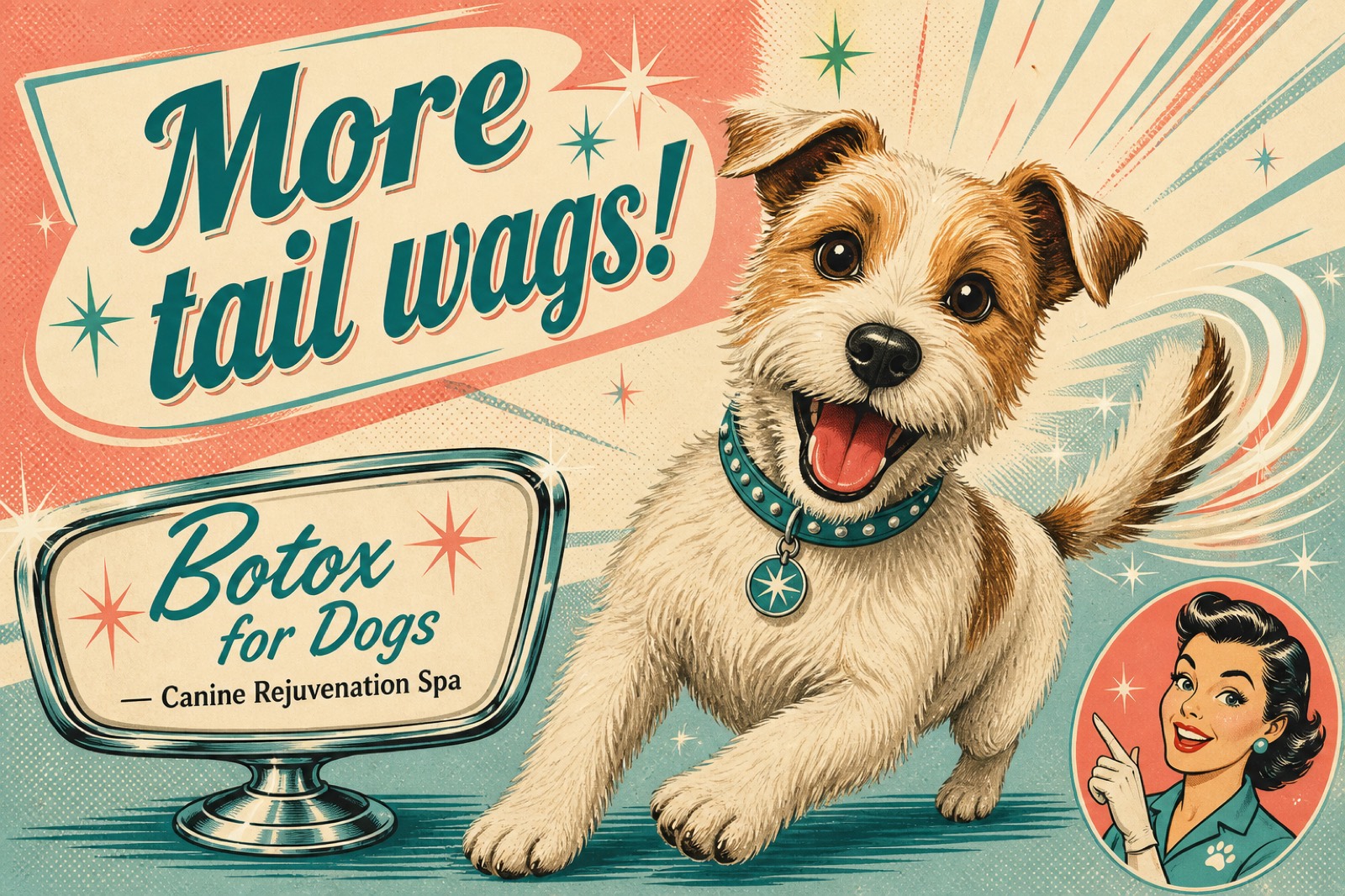 1950s advertisement: More tail wags!